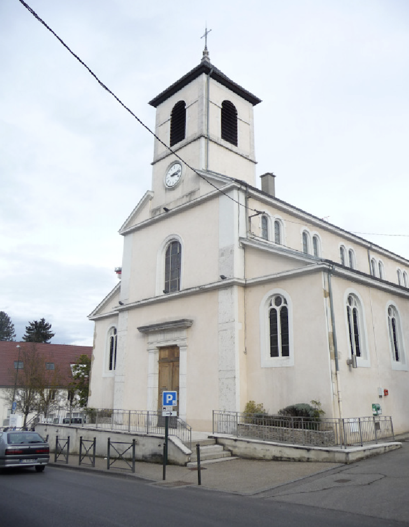 L'église construite en 1840